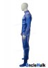 Dark Blue and White Muscle Shape Spandex Zentai Suit Halloween Costume | UncleHulk