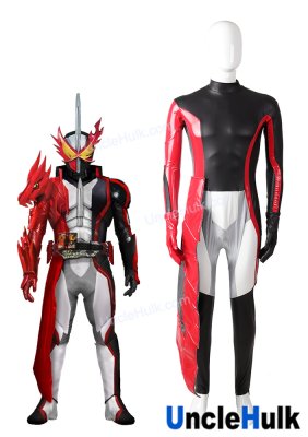 Kamen Rider Saber Cosplay Costume - include gloves and a piece of skirt | UncleHulk