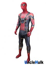 Iron Spider Spandex Zentai Costume - style 3 - with golden reflective film | UncleHulk