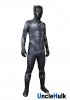 Superior Black Panther 2018 Movie Spandex Zentai Suit Cosplay Costume - enhanced version - handmade draw lines | UncleHulk