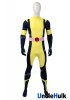 Yellow and Dark Blue Spandex Costume | UncleHulk