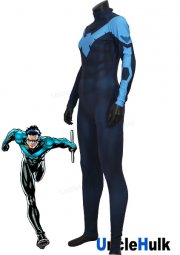 Nightwing Costume Purplish Blue Spandex Costume | UncleHulk