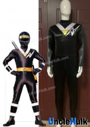 Ninja Sentai Kakuranger Ninja Black Jiraiya Cosplay Bodysuit with Gloves | UncleHulk