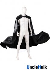 Bat Cloak Big Black Cape - Model B - Immitation Leather Fabric | UncleHulk