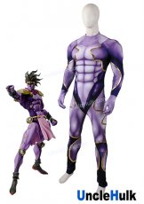 Star Platinum from Jojo Kujo Jotaro Stand Cosplay Costume - Gloden Line version - slight muscle stuffed | UncleHulk