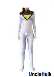 White Nightwing Robin Spandex Zentai Costume | UncleHulk