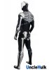 Print Pattern Human Skeleton Cosplay Spandex Black Suit Halloween | UncleHulk