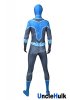 The Blue Lantern Flash The Flash Justice League Zentai Cosplay Costume -with hood | UncleHulk