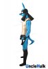 Lucario Costume Black and Blue Spandex Zentai Costume