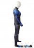 Nightwing Muscle Cosplay Costume Black and Blue Spandex Bodysuit - with Silk Floss Muscle | UncleHulk