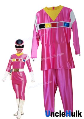 Denji Sentai Megaranger Electromagnetic Squadron Megaranger MegaPink Cosplay Bodysuit | UncleHulk