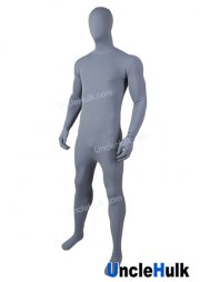 Grey Super Spandex Fabric Zentai Bodysuit - Yoga Clothes Fabric - ZS412 | UncleHulk