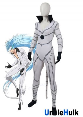 Grimmjow Jeagerjaques BLEACH Espada Cosplay Costume - with tails and slight muscle | UncleHulk