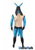 Lucario Costume Black and Blue Spandex Zentai Costume