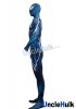 High Quality Venom blue and white Spandex Zentai Bodysuit | UncleHulk
