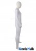 Super Sentai White Rubberized Fabric Bodysuit | UncleHulk