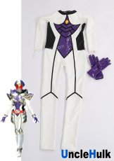 Masked Rider Kivala Cosplay Costume - Bodysuit and Gloves - PR0492a-L Purple Version | UncleHulk