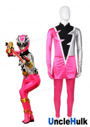 Kishiryu Sentai Ryusoulger Pink Solider Asuna Cosplay Costume - with gloves | UncleHulk