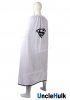 Black and White Superm Cosplay Costume - white cloak with black logo - No.24 | UncleHulk