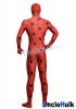 Black Dotted Red Spandex Zentai Suit | UncleHulk