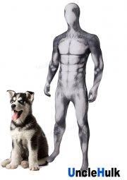 Husky Dog Zentai Spandex Bodysuit Halloween Suit | UncleHulk