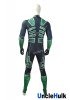 Black and Green Spandex Cosplay Costume - with needlework trace figure | UncleHulk