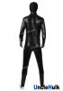 Kamen Rider Den-O Zentai Bodysuit Cosplay Costume Customization with gloves - rubberized fabric | UncleHulk