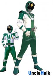 Keisatsu Sentai Patranger Patoren 2 Green Policeman Cosplay Costume パトレンジャー - only bodysuit | UncleHulk