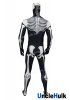 Print Pattern Human Skeleton Cosplay Spandex Black Suit Halloween | UncleHulk