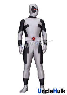 Grey Deadpool Spandex Zentai Bodysuit | UncleHulk