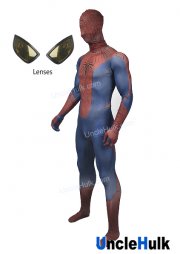 TASM1 The Amazing Spider Dark Blue and Red Cosplay Costume - hand drawing bulgy line | UncleHulk