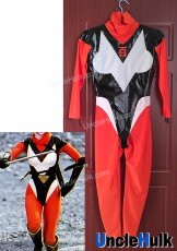 Ninja Sentai Kakuranger Orange Lily of the Flowery Kunoichi Team Cosplay Bodysuit | UncleHulk