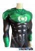 Green Lantern Spandex Zentai Cosplay Costume - silk floss filled muscle shape - style 2 - SH0507 | Unclehulk