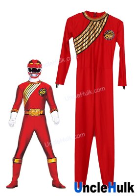 Hyakujuu Sentai Gaoranger Kakeru Shishi the Blazing Lion Cosplay Costume - New Version | UncleHulk