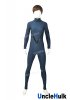 Fantastic 4 Fantastic Four Blue and Black Jessica Alba Invisible Woman Spandex Zentai Cosplay Costume | UncleHulk