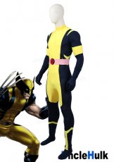 Yellow and Dark Blue Spandex Costume | UncleHulk