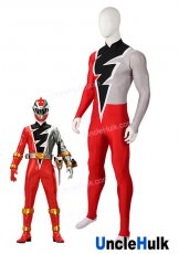 Kishiryu Sentai Ryusoulger Red Solider Koh Spandex Cosplay Costume | UncleHulk