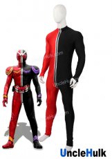 Customize Kamen Rider W Heat-Joker (RED- BLACK) Zentai Costume | UncleHulk