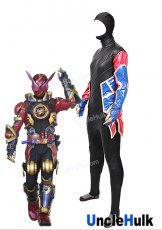 Kamen Rider Evol Rabbit Form Zentai Suit -Rubberized Fabric and PU Leather - Masked Rider | UncleHulk