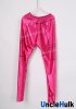 Gekisou Sentai Carranger Pink Racer Cosplay Costume Satin Fabric - Tops and Trouseres | UncleHulk