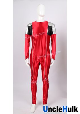 Uchu Sentai Kyuranger Shishi Red Lucky Cosplay Costume | Unclehulk