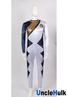 Hyakujuu Sentai Gaoranger Gao Silver the Sparking Wolf Cosplay Costume - Satin Fabric Bodysuit | UncleHulk