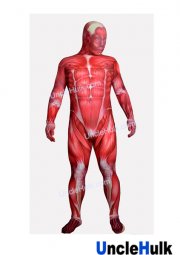 Muscle Anatomy Zentai Spandex Bodysuit Fullbody Costume