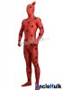 Black Dotted Red Spandex Zentai Suit with Cat Ear and Tail | UncleHulk