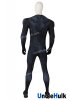 Bat Black Bodysuit with Silk Floss Muscle Spandex Zentai Cosplay Costume | UncleHulk