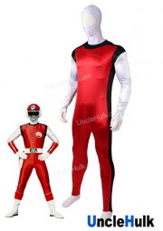 Choshinsei Flashman Red Flash Jin Cosplay Bodysuit | UncleHulk