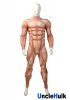 Brown Silk Floss Muscle Shape Spandex Zentai Suit Halloween Costume | UncleHulk