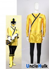 Samurai Sentai Shinkenger Shinken Yellow Cosplay Costume | UncleHulk