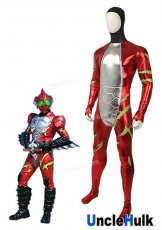 Kamen Rider Amazon Alfa Rubberized Fabric Zentai Costume | UncleHulk