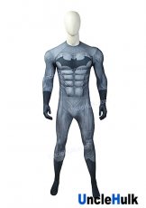 Steel Grey Bat with Silk Floss Muscle Spandex Zentai Costume | UncleHulk